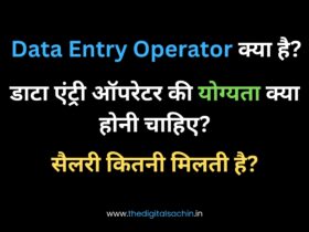 Data Entry Operator In Hindi