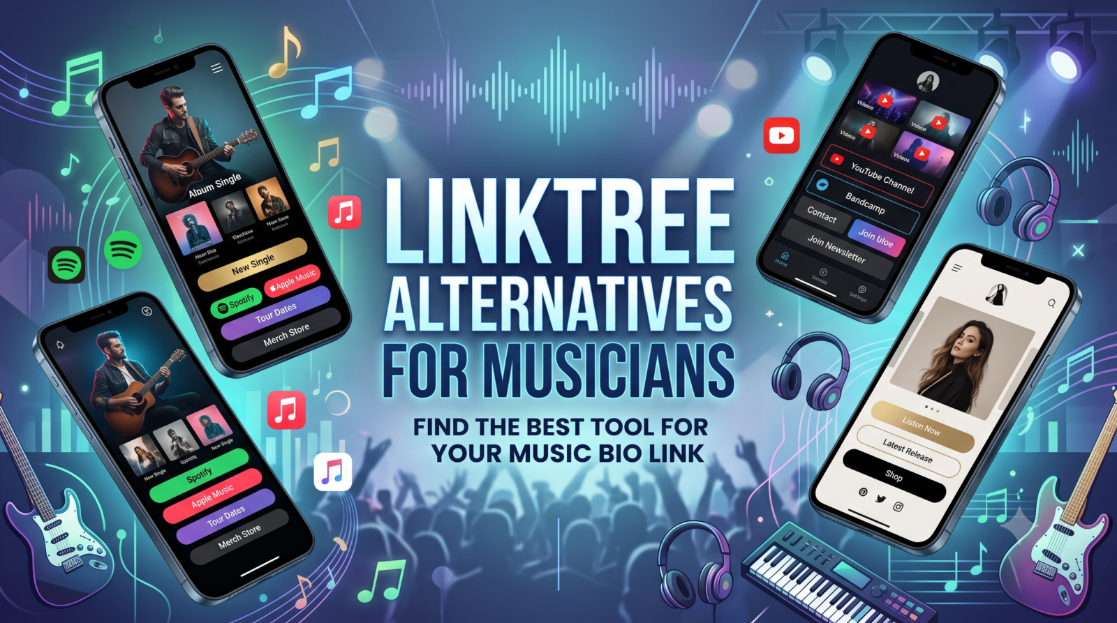 Linktree Alternatives for Musician