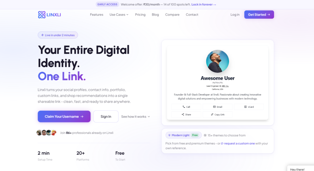 Best Linktree Alternatives option for Musician